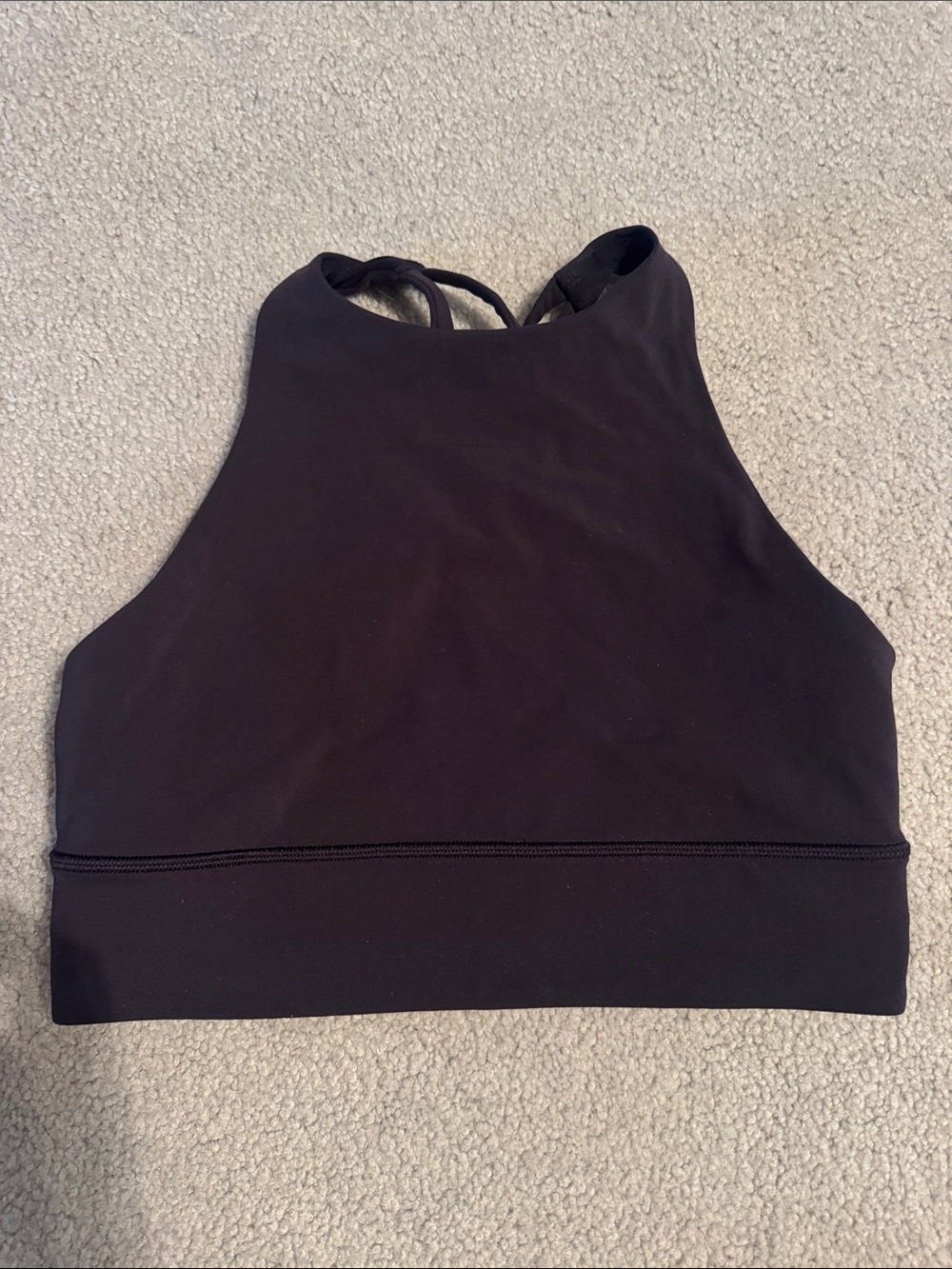 lululemon Black High-Neck Sports Bralette
